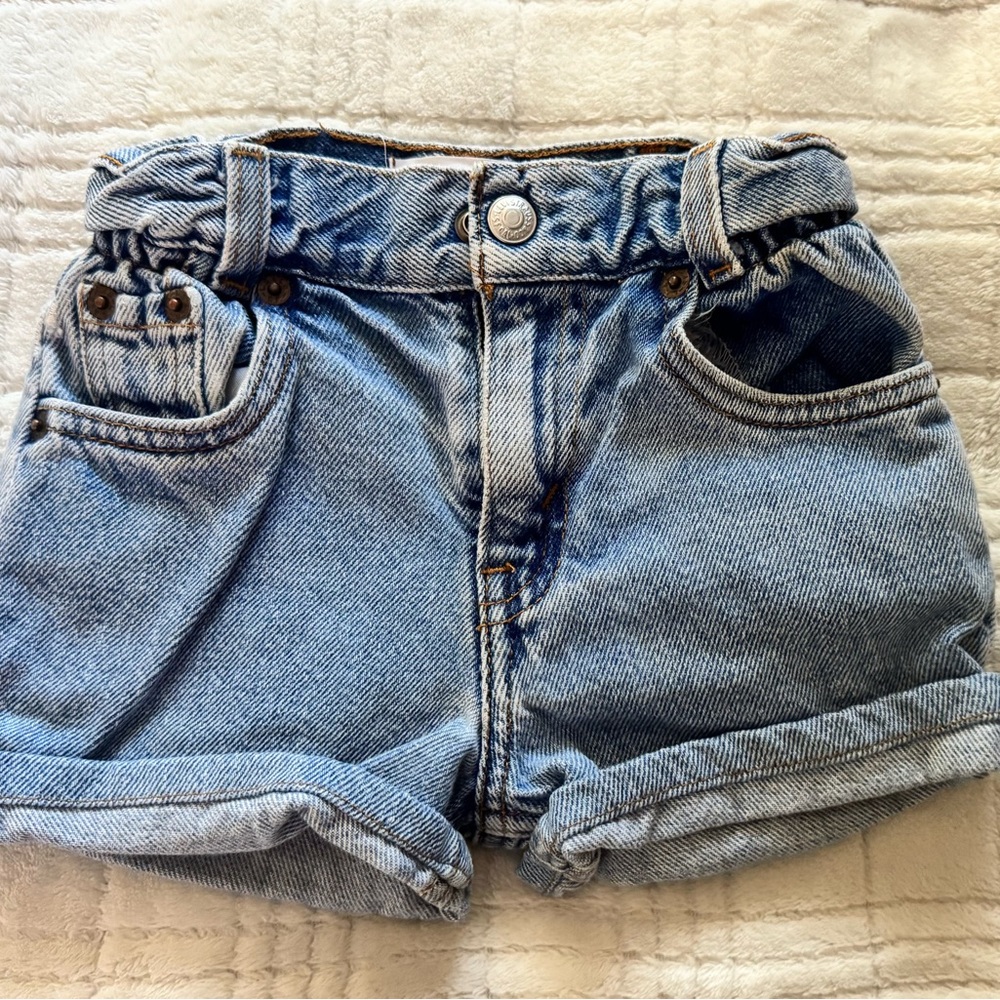 Levi's Light Blue Kids Denim Shorts